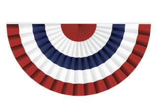 American Flag Banner Vector Illustrations